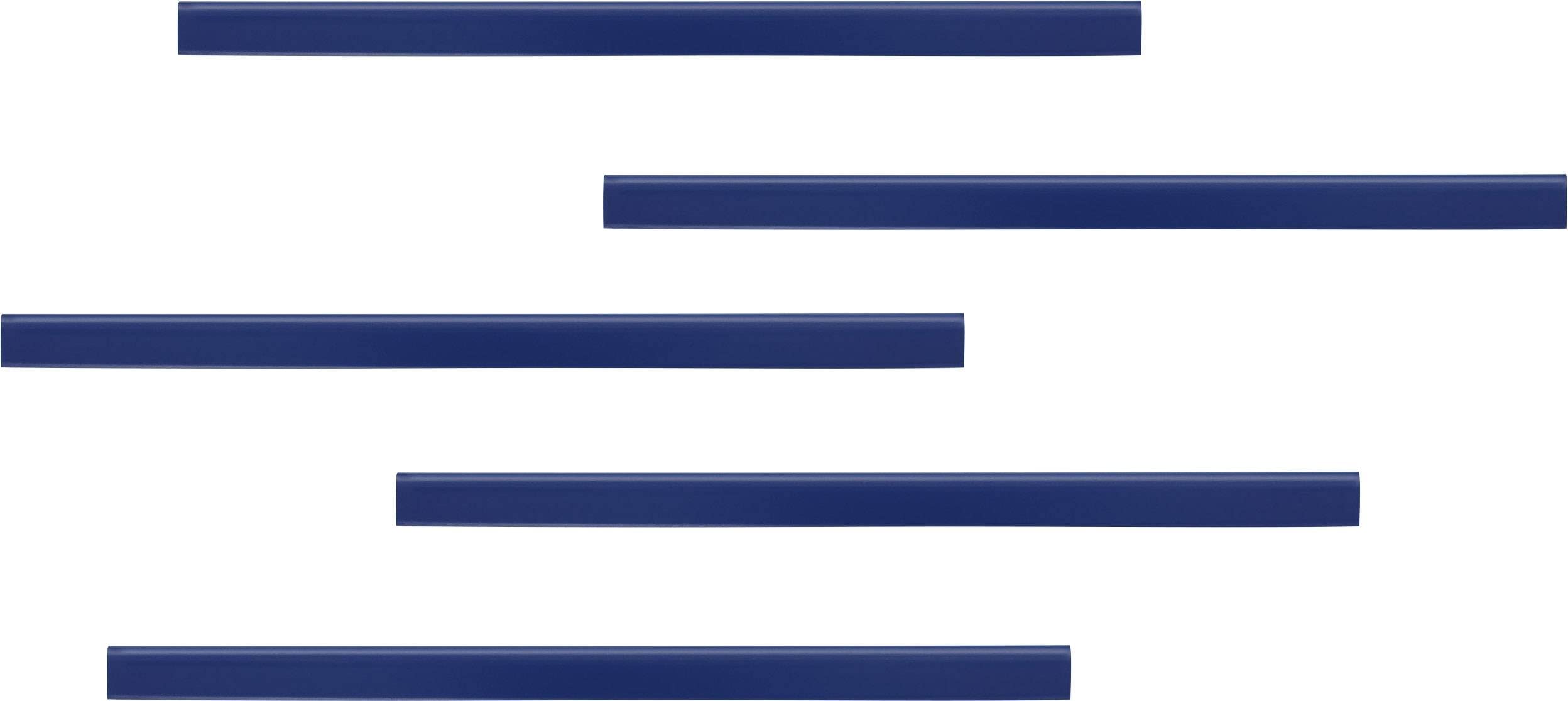 Durable DURAFIX Magnetic Rail 297mm Dark Blue | Self-Adhesive | Pack of 5 Rails | For Holding Pictures in A4 Portrait Format