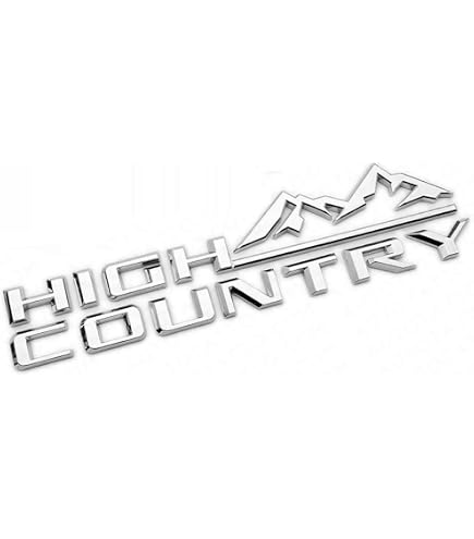 Juego De 2 Calcomanías 4x4 3D Para Chevy Silverado/GMC Sierra – Cromo Y Rojo, Adhesivo Resistente