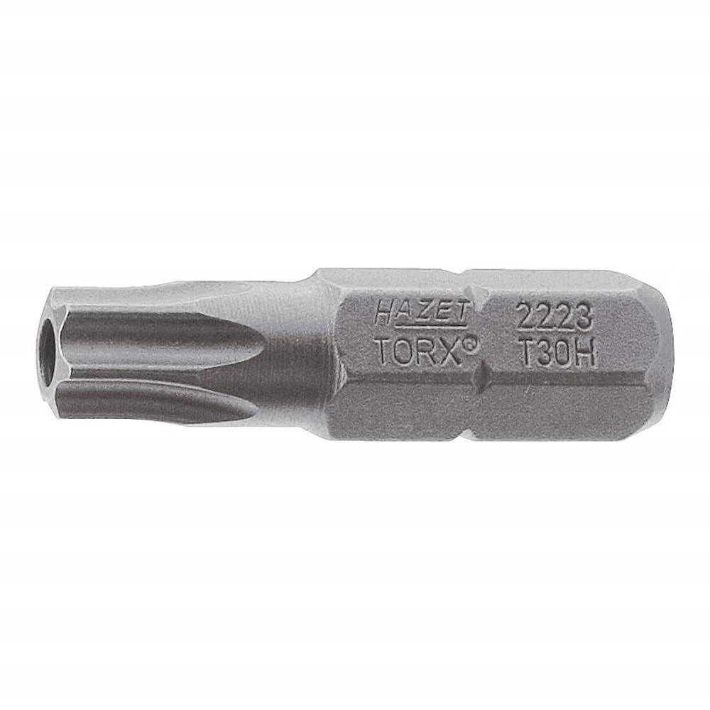 HAZET 2223-T15H 25 mm T 15 H Tamper-Resistant Torx Profile Bit - Multi-Colour