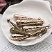 JETEHO 8 PCS Bolo Tie Tips Replacement End Caps for Cord or Leather, Antique Bronze & Gold