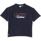Lacoste Unisex-Adult Short Sleeve Crew Neck Large Graphic Tee Shirt
