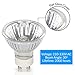 Simba Lighting Halogen GU10 35W Spotlight 120V MR16 with Glass Cover (10 Pack) Dimmable for NP5 Candle Warmer, Accent, Recessed, Track Lighting, Twist-N-Lock Twistline Base, Warm White 2700K