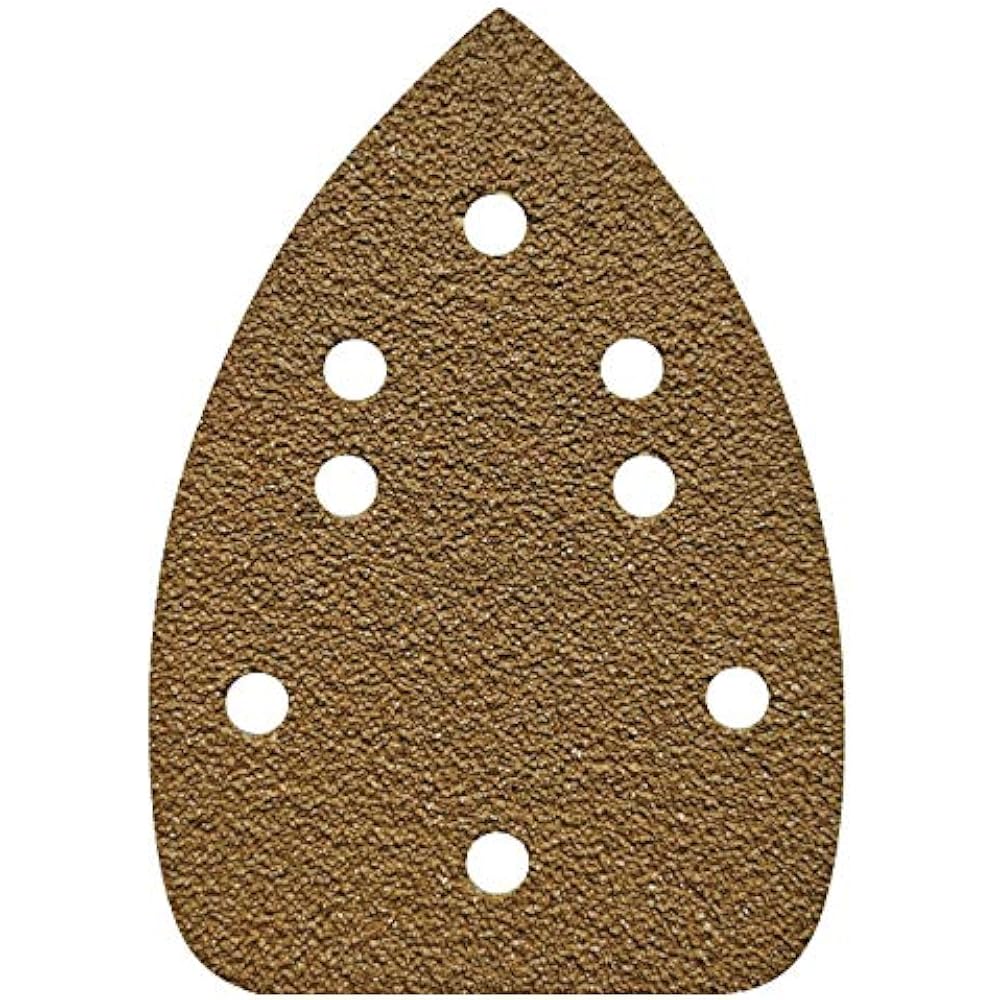 Gold 100PCS Mouse Sander Pads Assortment 40 80 120 240 400 Grit For