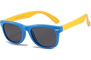 Polarized Toddler Sunglasses for Girls Boys Flexible Frame Kids Sunglasses UV400 for Ages 3-10 Children’s Gafas de Sol