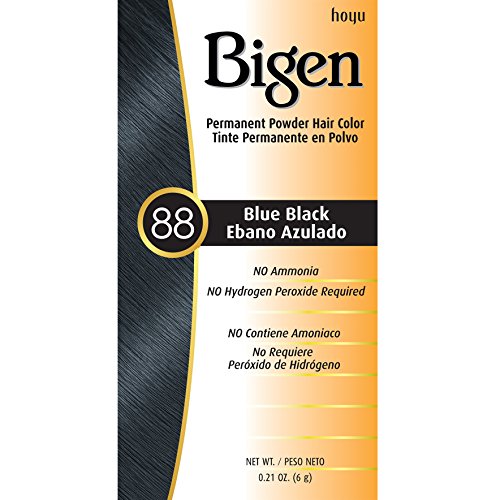 #88 Blue Black Bigen Permanent Powder (3 Pack)