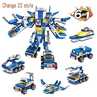Unihoh Robot STEM Toy Engineering Building Blocks Building Bricks Toy kit - for Boys 6 Years Old or Older