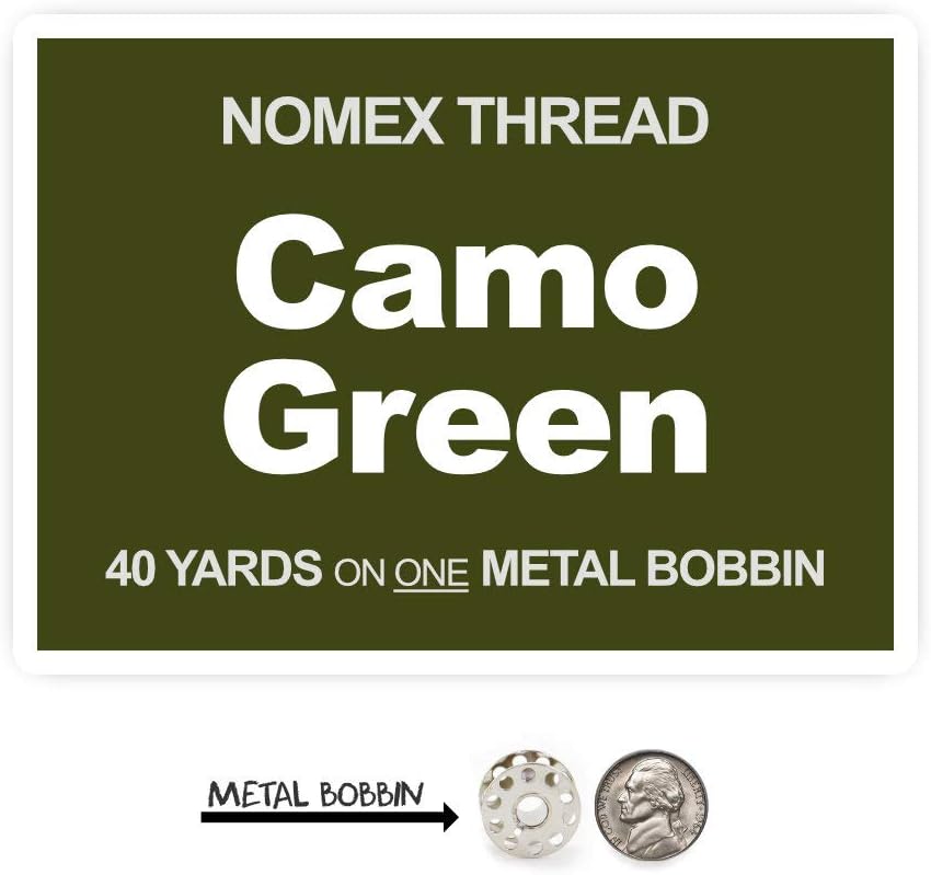 Nomex Thread - 40 Yards (Camo Green)