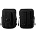 FLOVEME Tactical Molle Pouch Waist Bag Pack Utility Gadget Belt with Cell Phone Holster Holder for iPhone 5S 5C SE 6 6s 7 8 PLUS Samsung S4 S5 S6 S7 Edge Note 2 LG G3 G4 G5 HTC M7 M8, Black