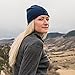 100% Merino Wool Cuff Beanie - Mens & Womens Warm Winter Hat - Watch Cap - Toque