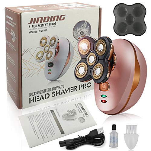 Changoor Hair Removal for Women,USB Rechargeable Women's Painless Hair Remover,Waterproof Electric Shaver for Women's Legs,Face,Lips,Arm,Bikini(Rose Gold) (Gold Rose)