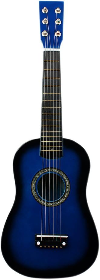 Muse MUSEUNLIMITED 23 Inch 6 Strings Acoustic Guitar Kids Size Blue, Guitar Acoustic For Kids Child Children Boys Girls Beginner