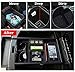 for Dodge RAM Center Console Organizer,Jaronx Storage Box for Dodge RAM 1500 (2009-2018) and 2500/3500 (2010-2018),Armrest Organizer Tray + Coin Holder (Full Console w/Bucket Seats ONLY)