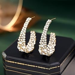 CEJUG Hoop Earrings for Women Bohemian Dangle Drop