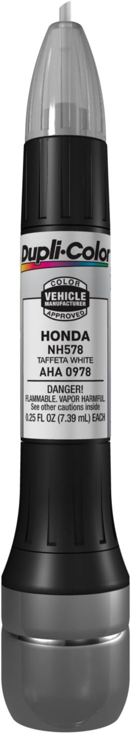 Dupli-Color AHA0978 Taffeta White Honda Exact-Match Scratch Fix All-in-1 Touch-Up Paint