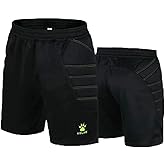 KELME Padded Goalkeeper Shorts - Soccer Goalie Short with Pads for Men and Women