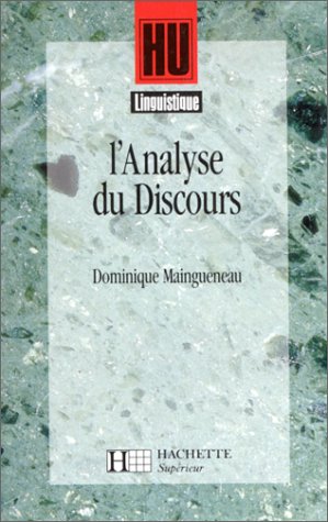 L'analyse du discours by (Paperback)