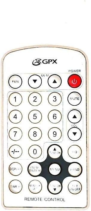 Amazon Com Gpx Under Cabinet Tv Dvd Player Kl1008s Kl858s Kcl07dt Remote Control Renewed Home Audio Theater