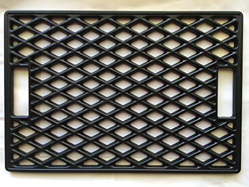 Cast-Iron Crosshatch Grilling Surface - Enameled Barbecue Grid (Grill Accessory)