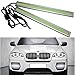 RioRand 2 pcs 6W 6000K Waterproof Aluminum High Power Xenon Slim LED Light Daytime Running Light SUV Sedan Coupe Vehicle Lamp (Crystal Bule)