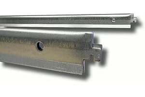 NORTHLAND ONLINE Steelcase Lateral File Bar for 36" Wide Filing Cabinet - for Steelcase Cabinets Series 800 & 900 “Old Style” Manufactured Before 5-5-97 - Filing Cabinet Metal Rail Insert for Lateral Filing (2-Pack)