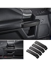voodonala interior accesorios cubierta de interruptor de aire acondicionado CD Botton Anillo recortar para Ford F150 2015 2016 2017...