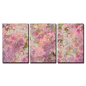 Seamless Pattern with Spring Cherry Blossom Painting Style...
