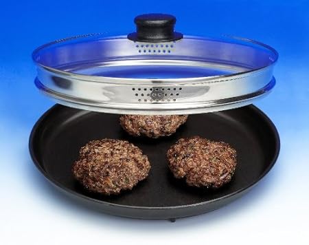 Amazon.com: Browning de microondas Plato con tapa. Preparar ...