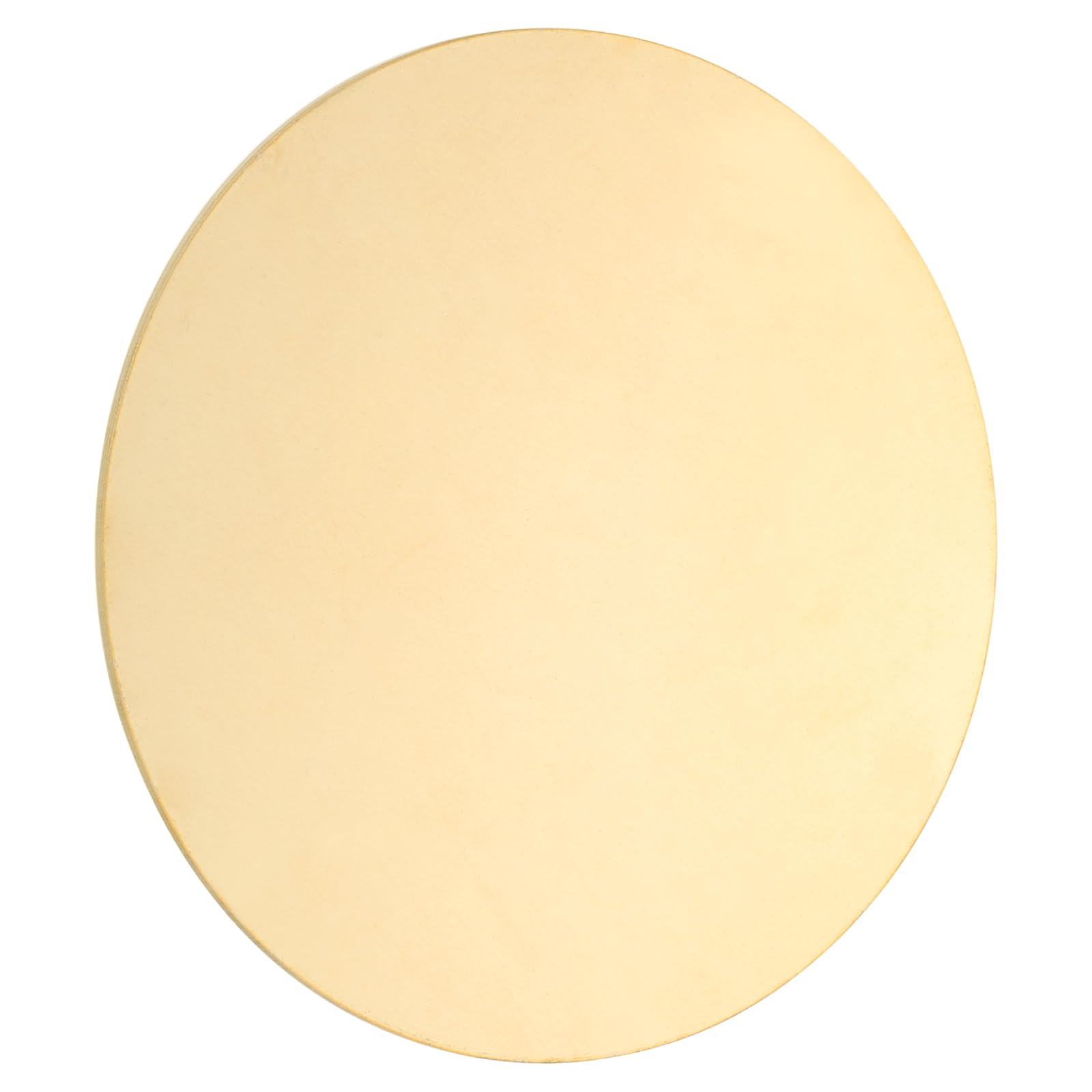Photo 1 of uxcell H62 Brass Round Plate, 4" Dia x 0.06" Thick, 1 Pc, Industrial Grade, DIY Crafts & Metal Stamping