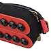 Yibuy One Pair Red Metal Pickups for Electric Guitar with Ceramic Magnets & Umbrella-head Screws