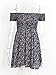 BerryGo Women's Vintage Off Shoulder High Waist Floral Print Beach Mini Dress Blue