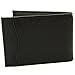 alpine swiss Men's Genuine Leather Spring Loaded Bifold Money Clip Wallet, Black, One Size