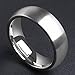 King Will BASIC 7MM Titanium Ring Brushed/Matte Comfort Fit Wedding Band For Men Women