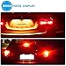 YITAMOTOR 1157 2357 7528 LED Bulb Red for Brake Tail Light, 2057 BAY15D LED Running Stop Light Bulbs for Car Truck Motorcycle Tractor, 12V-24V, 2-Pack