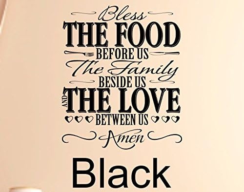 Bless the food before us #1 Vinyl Wall Dacal