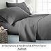 100% Cotton Sheets Queen Size, Cooling & Breathable Bed Sheets with 16