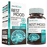 Best Mood Nootropic Mood Booster &amp; Stress Relief Supplement for a Calm Mind, Clear Focus, Mental Clarity - Supports Dopamine &amp; Serotonin w/KSM-66 Ashwagandha, Bacopa, L-Theanine - 60 Veggie Pills