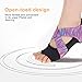 Vbestlife Yoga Socks Non Slip Women, Yoga Pilates Socks With Grips Non Slip Skid Barre Soft Wrap Dance Training Shoes with Toes for Pilates Ballet Barre Bikram Studio Women Men(M（37-38）)