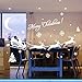 Merry Christmas Window Decorations Decals Stickers Xmas Decor