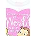 Curious George Toddler Girls Long Sleeve Tee (2T, World White)