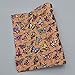 CHZIMADE A4 Soft Cork Fabric Butterfly Printed DIY Sheet Canvas Back Great for Hair Bows Making Craft