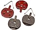4pcs 22.5mm Bike Cycling MTB Resin Disc Semi Brake Pads FOR JAK-5 JAK Zoomthumb 1