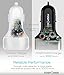 3 Ports Car Charger, FosPower (36W/7.2A) 3-Port USB Full Speed Charging Charger for iPhone 7/7 Plus, Galaxy S8/S8 Plus, LG G6, Moto G5/G5, Google Pixel/XL Plus iPad Air Pro Mini, Android Tablets