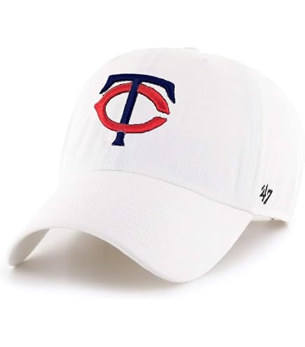 Amazon.com: 47 Brand MLB Rose Pink Primary Logo Clean Up  display picture 3