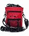 Treat Pouch with Bonus Waste Bags, Dog Treat Bag by Domestic Flock – Poop Bag Dispenser, Adjustable Shoulder Strap, 2 Zipper Pockets, Drawstring Pouch – Toy Holder