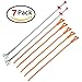 7 Pack Drain Snake, Kungix Hair Sink and Drain Clog Cleaning Relief Remover tool, Barbed Gripper Sink Dredge Pipeline Hook Cleaner