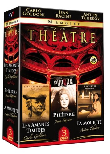 Theatre  - Coffret 3 Dvd - Les Amants Timides - Phèdre, La Mouette