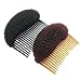 AnHua2PCS Charming BUMP IT UP Volume Inserts Do Beehive hair styler Insert Tool Hair Comb Black/Brown colors for choose Hot