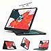 iPad Pro 11 Keyboard Case - Backlit 7 Color - Charging Pencil - Thin & Light - 360 Rotatable - Wireless/BT - Apple iPad Pro 11 inch 2018 Case with Keyboard - YEKBEE 360 for iPad Pro 11 (Black)
