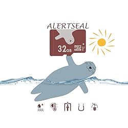 ALERTSEAL 32GB microSD Class 10 FAT32 Memory Card