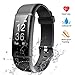 Lintelek Fitness Tracker Heart Rate Monitor, Activity Tracker, Pedometer Watch with Connected GPS, Waterproof Calorie Counter, 14 Sports Modes Step Tracker for Women, Men and Gift